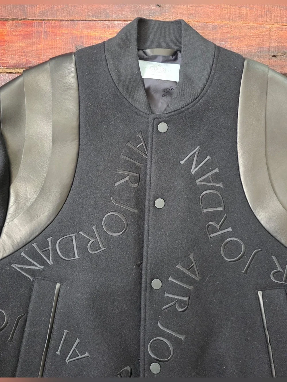 Jordan Wings Collection Varsity Jacket Made in Italy Wool Size Large UNISEX Rare
